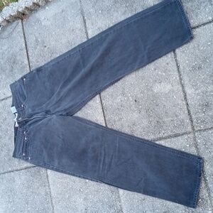 Levi's men's 34/30 black denim 550 relax fit